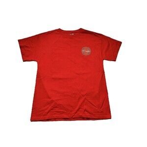 Columbia PFG Firefighters T-Shirt Mens Medium M Red Short Sleeve Graphic Tee